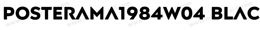 posterama1984w04 black字体转换